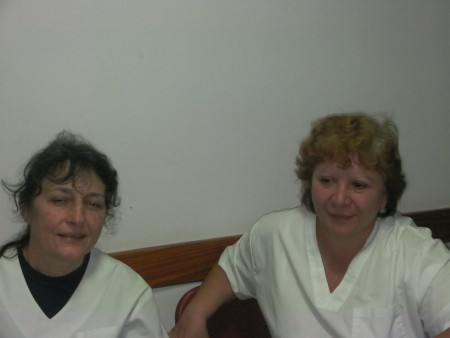 nora con carmen fernandez enfermera de la ucp